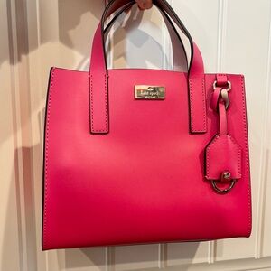 Pre-owned Kate Spade New York Nelle Putnam Drive Crossbody Purse Satchel, Pink